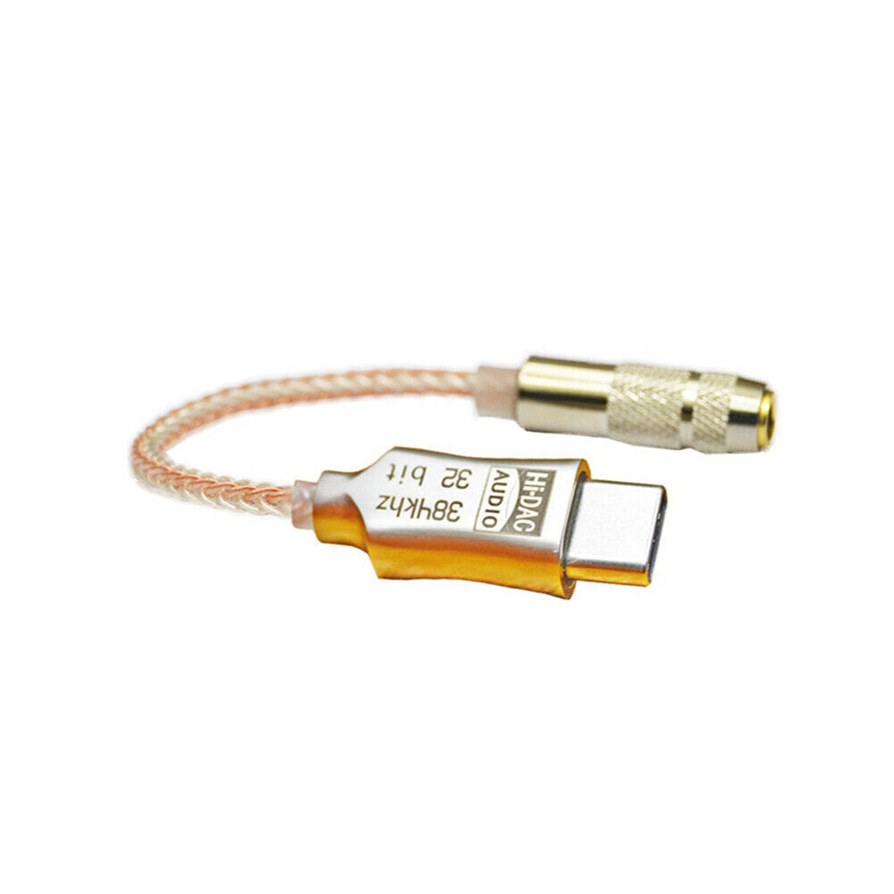 Fixim DAC Entry - USB C naar 3.5mm jack Audio Converter Hi-Fi Adapter met ALC5686 Chip